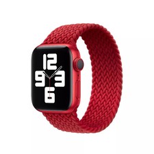 RED - APPLE WATCH BRAIDED SOLO LOOP 44MM