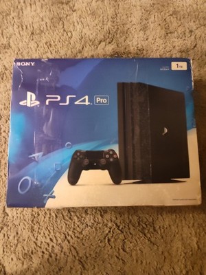 Sony PlayStation 4 Pro 1TB 4K Black Console w/ DualShock 4 Controller Cuh-7015B