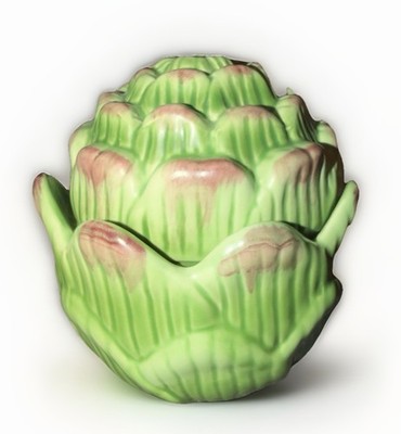 Barbara Eigen Farm Stand for Williams Sonoma 2012 Green Artichoke Soup Bowl