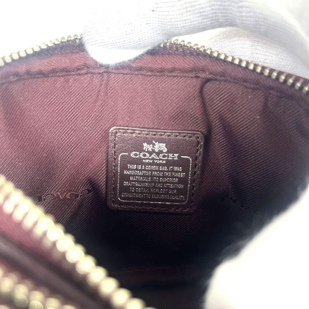 COACH Mini Shoulder Bag Patchwork 64734 Leather S… - image 11