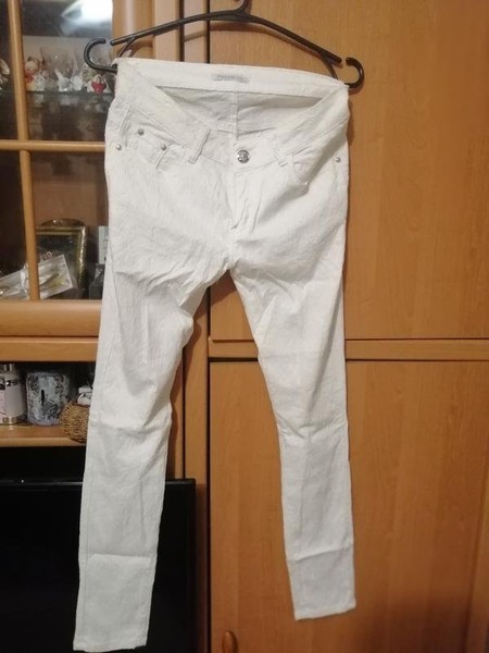 Women Furla Jeans White 25 / XS