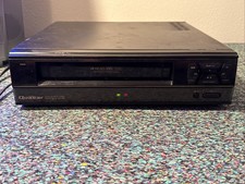 Quasar Vh6400 VHS Player 4 Head 155 Ch Quartz Tuner For Parts Powers On