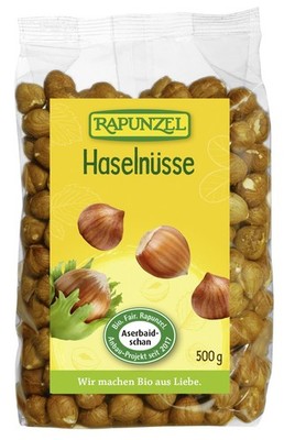 Rapunzel - Haselnüsse (6x500g) Bio Nüsse Haselnuss Backen Frühstück Snack