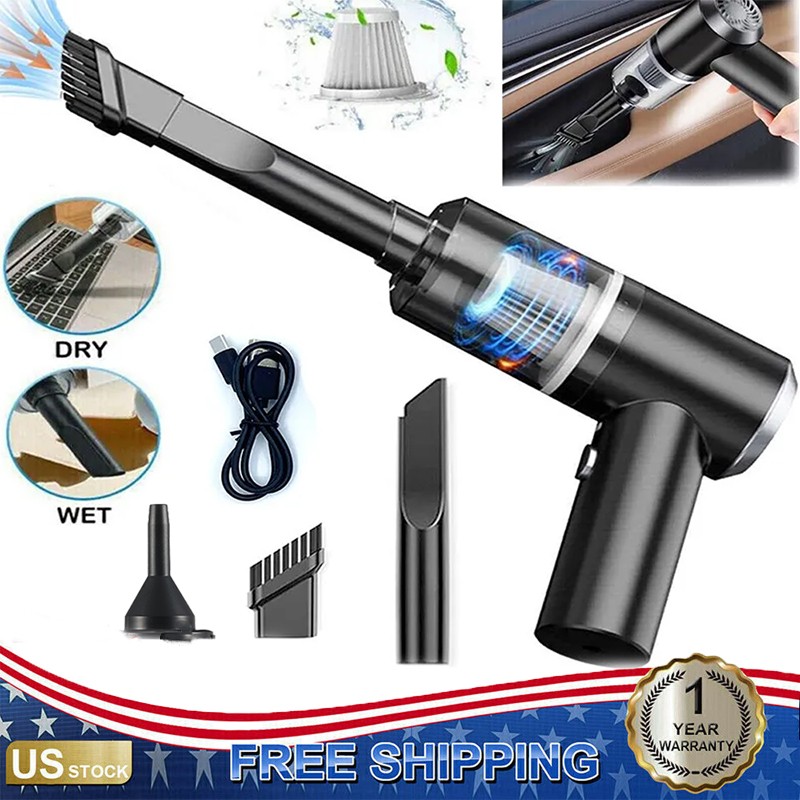 FOR COMPUTER/CAR/HOME-PORTABLE VACUUM CLEANER AIR DUSTER SUC