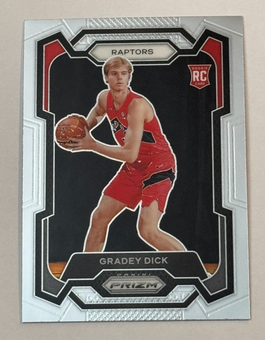 2023-24 Panini Prizm Rookie Card #134 Gradey Dick Toronto Raptors