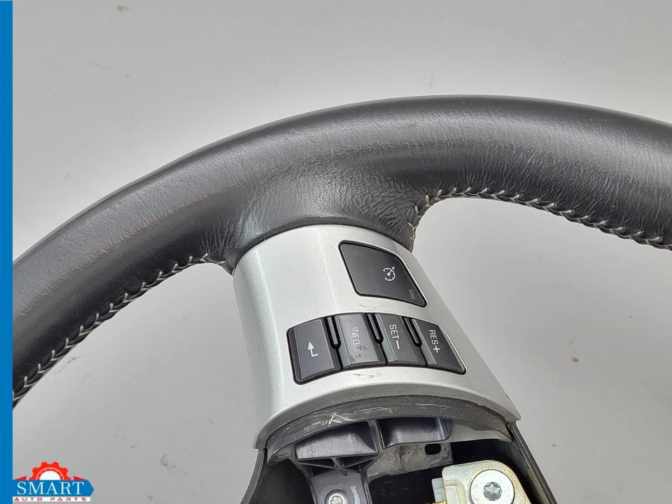 Volante Saturn Sky Red Line cuero cosido negro 30 k millas 07-09 OEM Foto 4 de 4