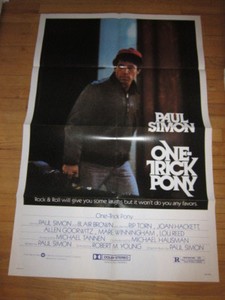 trick pony simon paul poster lou rip torn reed 1980 original