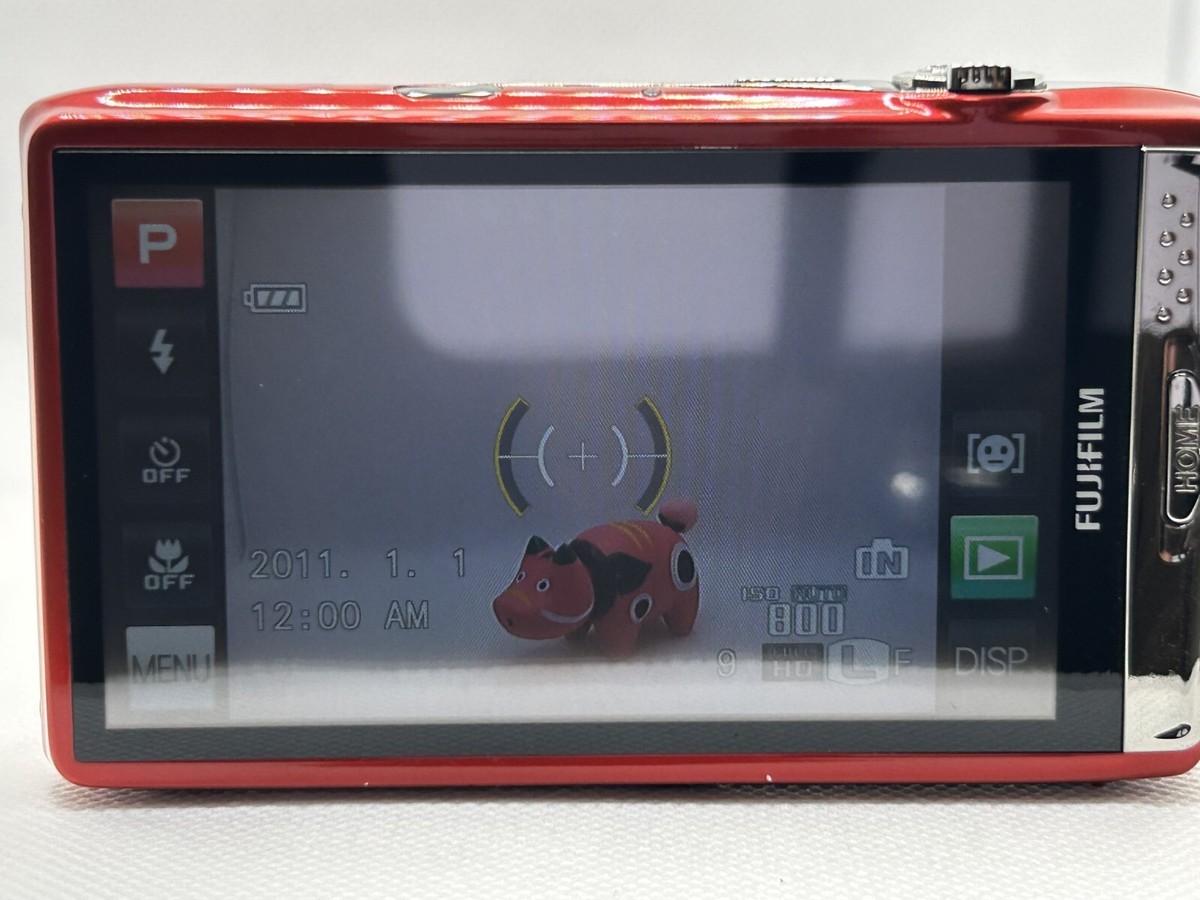 Mint in Box] Fujifilm Finepix Z950EXR Red 16.0MP Compact Digital