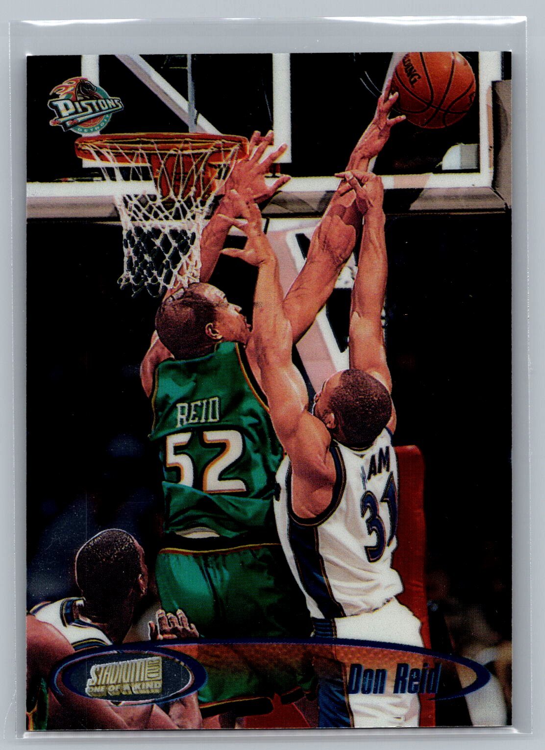 1998-99 Stadium Club Don Reid #155 Detroit Pistons