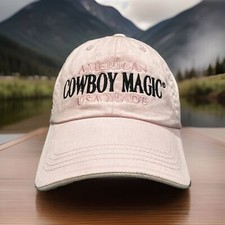 American Cowboy Magic USA Made Light Pink Baseball Cap