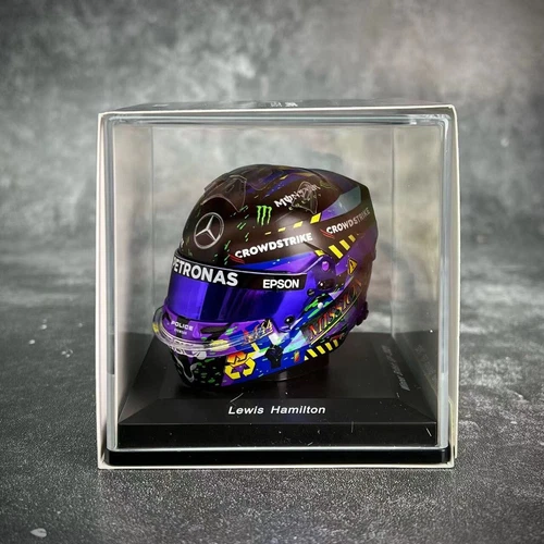 Spark 1/5 Helmet replica Mercedes-AMG F1 Team Lewis Hamilton British GP 2021 - Picture 2 of 2