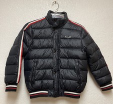 Diesel Boys Black Down Puffer Coat Bomber Jacket Doesn t Have The Hood Sz 10