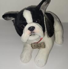 FAO Plush Boston Terrior Dog Puppy Stuffed Plush Animal 12.5" Long