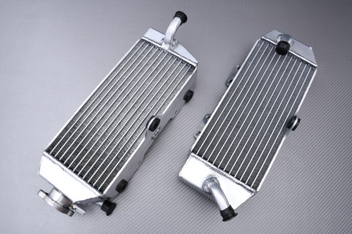Radiateur d'eau Racing droit en alu renforcé pour moto YAMAHA YZF 426 et YZ426F 2000-2002
