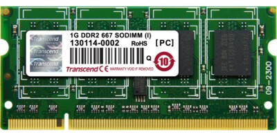 Transcend Ddr2667 Transcend GB Ddr2 667 So-dimm Cl5 Laptop Memory
