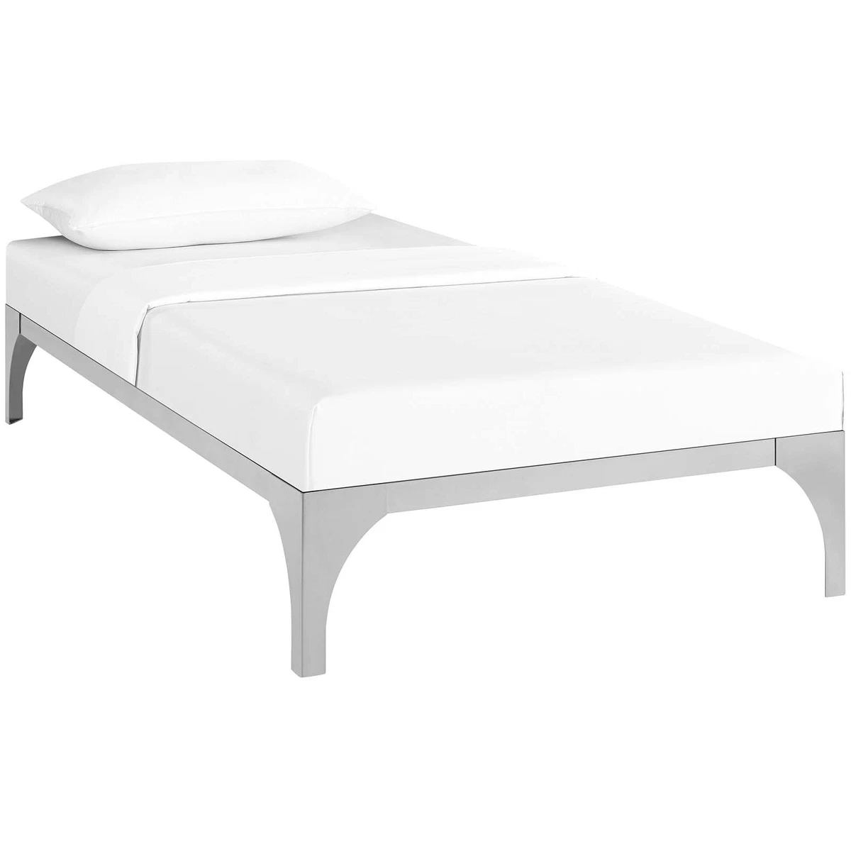 Ollie Twin Bed Frame Silver
