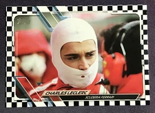2021 Topps Formula 1 f1 Flagship #25 CHARLES LECLERC Checker Flag Ferrari