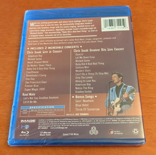 Chris Isaak Blu-ray Greatest Hits Live Concert Wicked Game Solitary Man - Foto 2 di 6