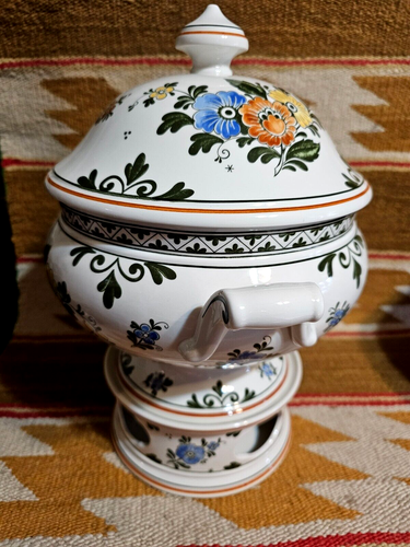 ÄLTERER Villeroy & Boch Alt Amsterdam 13" ÜBERDACHTER TUREEN & HEIZSTÄNDER Neuwertig Neu aus altem Lagerbestand - Bild 2 von 9