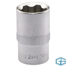 Image of DRAPER EXPERT 12MM 6 POINT SOCKET 3/8" SQUARE DRIVE, STOCK NO: 09836