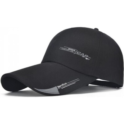 Baseball Cap Sport Mode Langvisier Outdoor Sport Schwarz