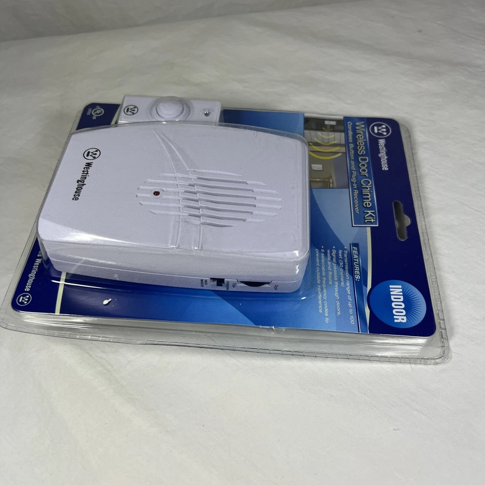 Westinghouse Wireless Door Chime Kit Cordless Button & Plug-In Receiver  T00405 - Image 2 of 3