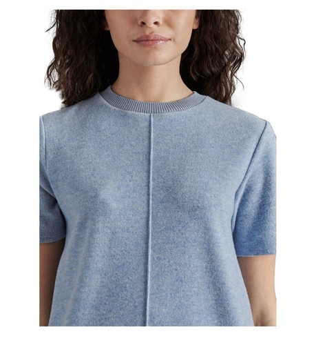 Neu mit Etikett Steve Madden kurzärmliges Damenpulloverkleid – XS – Plein Air meliert - Bild 7 von 9