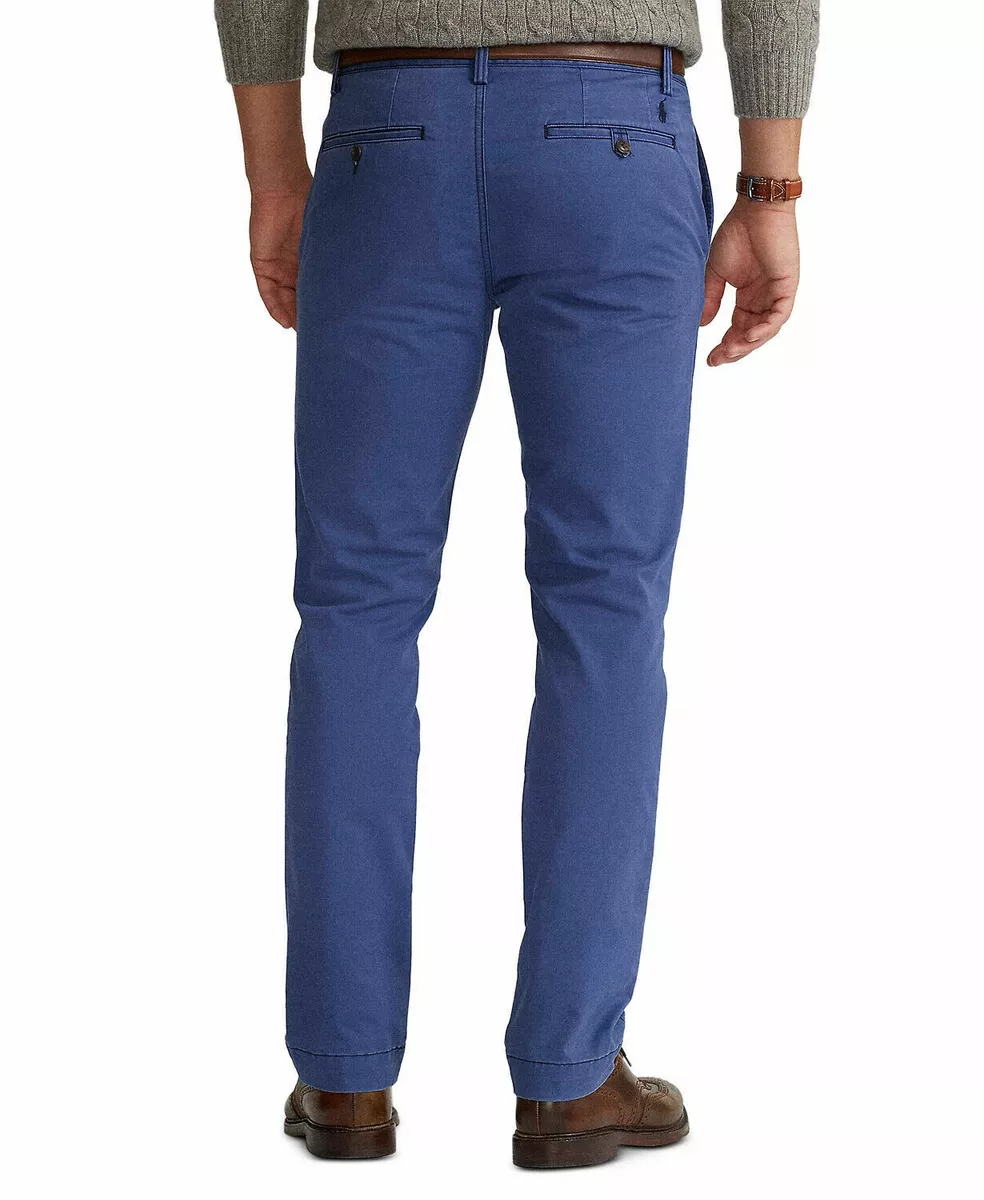 Polo ralph lauren men's stretch top straight fit bedford chino pants