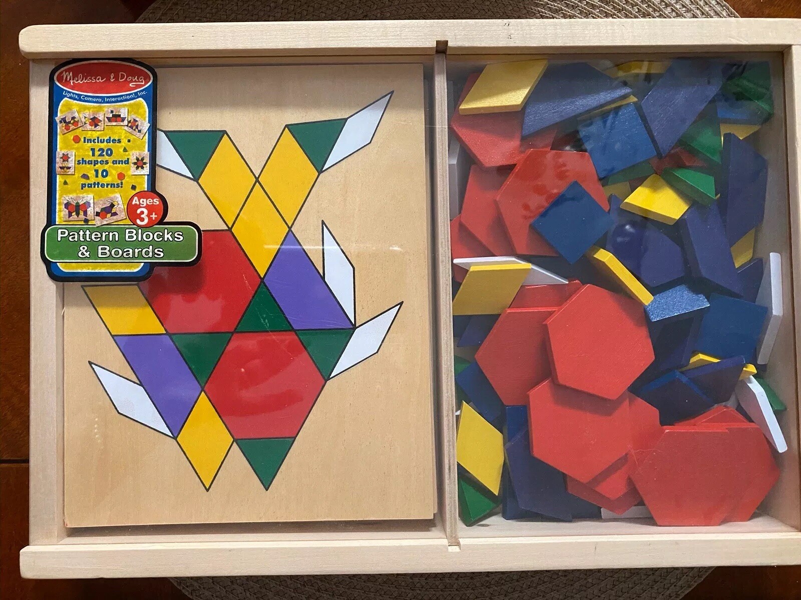 melissa and doug geometric shapes puzzle