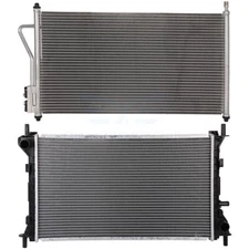 Radiator & AC Condenser Cooling Kit For 2005-2007 Ford Focus 2.0L 4-Door 5-Door