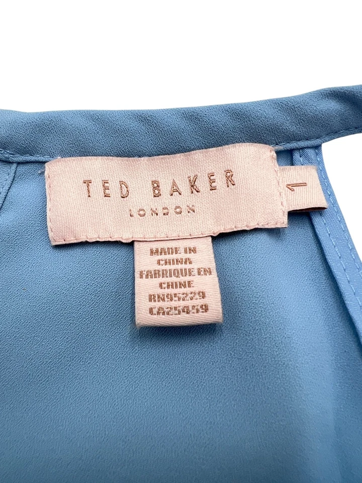 TED BAKER London Dippa Ärmelloses Top Shirt Lässig Formal Größe 1 - XS - Bild 4 von 4