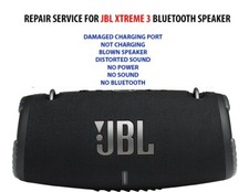 JBL Xtreme 3 Bluetooth Speaker REPAIR SERVICE for No power, No charging No sound