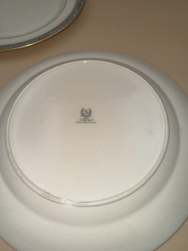 2 Lenox Trent pattern Luncheon plates 9 inches Fruit and Floral Border - Picture 5 of 8
