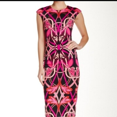 floral midi bodycon dress Austin Bodycon Halterneck Maxi Dress main image 1