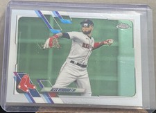 2021 Topps Chrome Alex Verdugo Base Card and Negative Refractor **2 Card Lot**