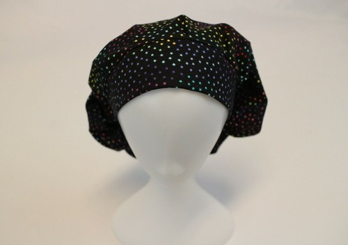 Rainbow Stars Bouffant Quirúrgico Exfoliante Dental Gorra Quimio Sombrero - Imagen 2 de 5
