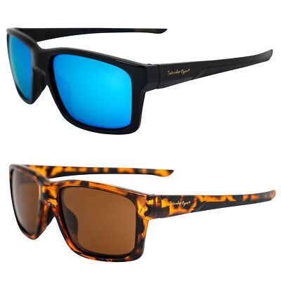 Islander Eyes Roatan Polarized Sunglasses 2 Pairs w/ Blue Mirror & Brown Lenses