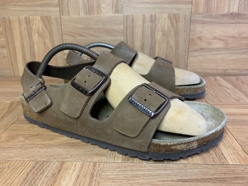 RARE🔥 Birkenstock Milano Leather Heel 
