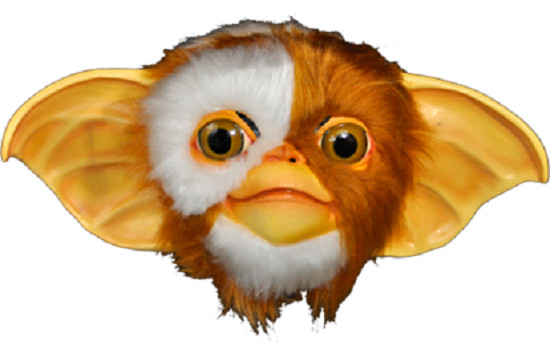 HALLOWEAN Gremlins Gizmo Latex Mask Trick or Treat NEW