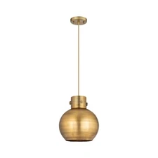 Innovations Newton Metal Sphere 10" Cord Pendant, BB/BBM - 410-1PM-BB-M410-10BB