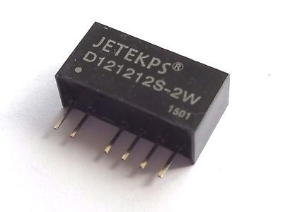 DC-DC Converter Isolated Power In 10V-16V Double Out 12V 121212 2W 84mA UL