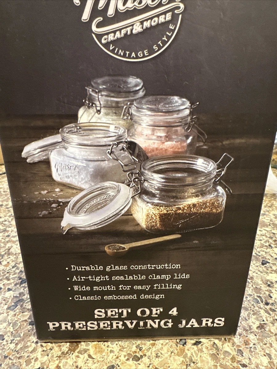 Mason Craft & More 3L Clamp Jars