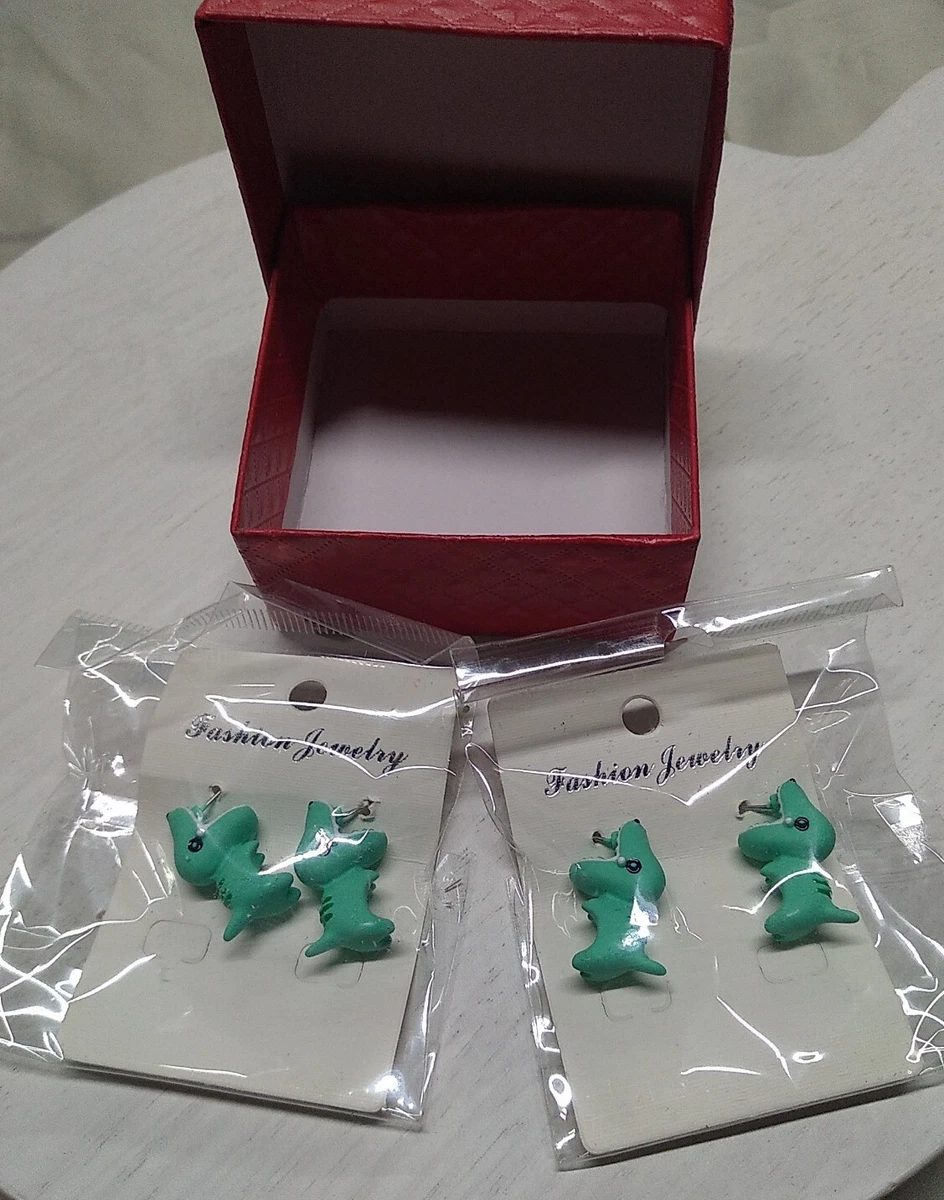 T rex shop biting earrings