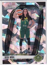 NIKA MUHL - 2024 Panini Prizm WNBA -  Ice Prizm #146 - Seattle Storm (RC)