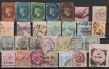 Lotto Ceylon 59 bolli usati 1857-1938. G@@D !