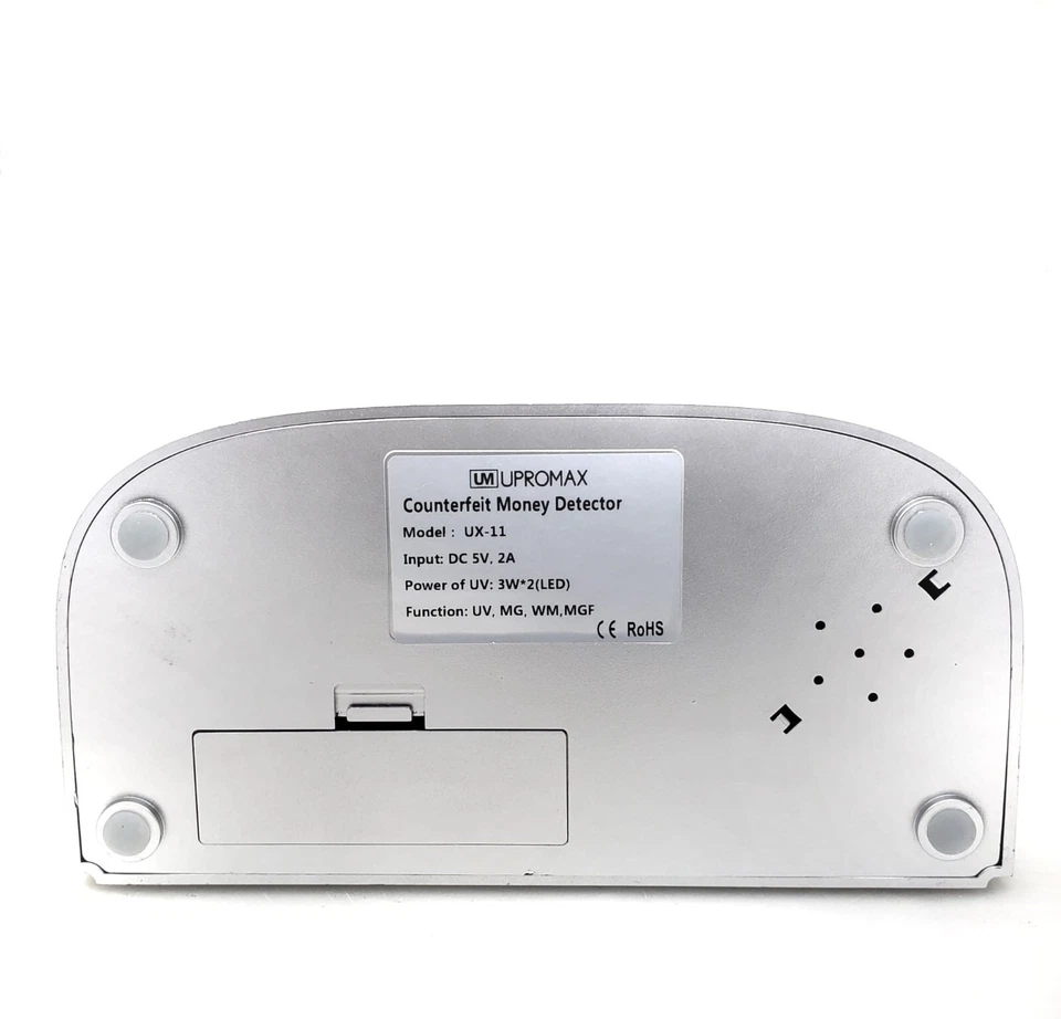 Detector de billetes falsos UPROMAX UV portátil LED UX09 automático comprobador de dinero Foto 4 de 4