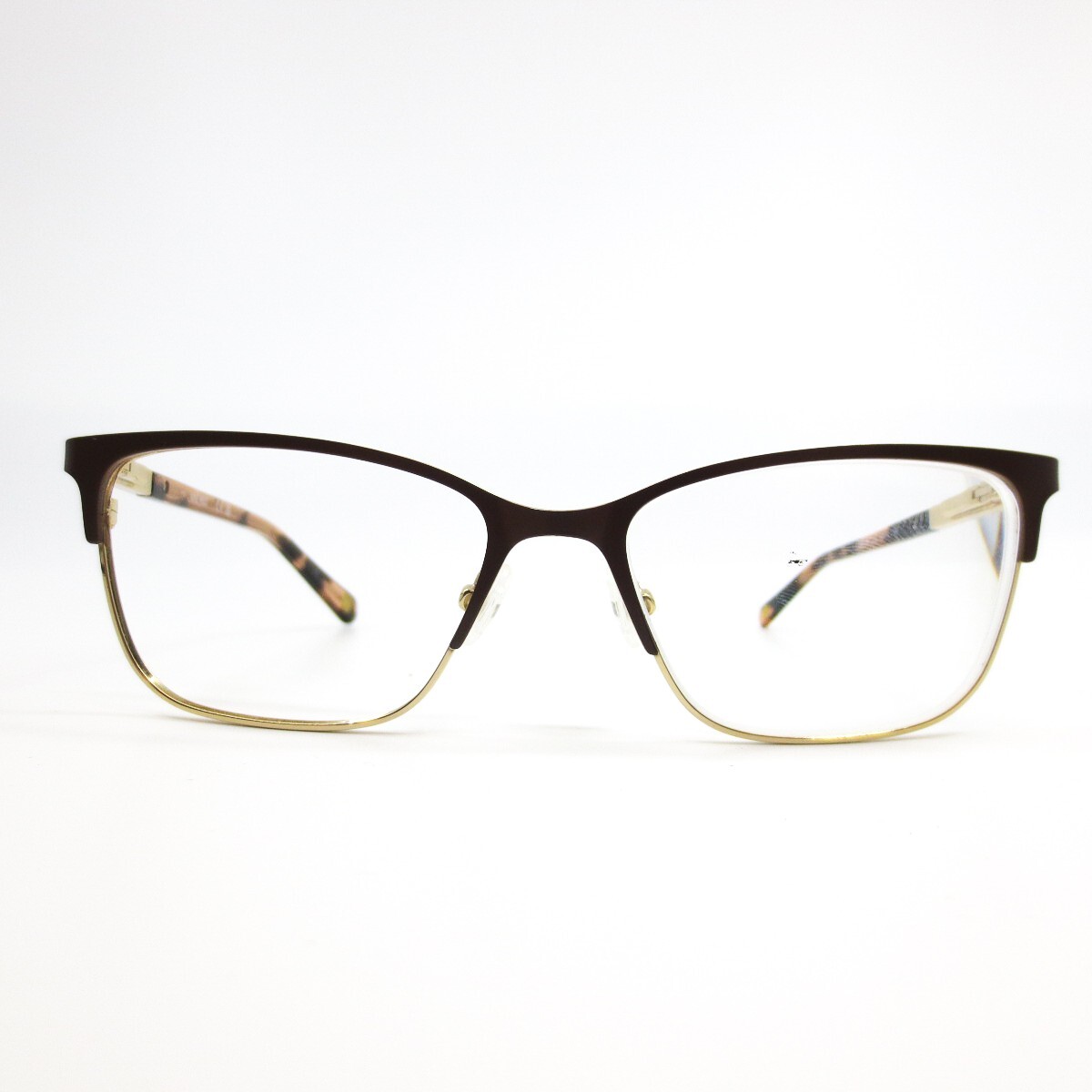 Nine West Eyeglasses Frames NW1089 210 Brown Gold Cat Eye 