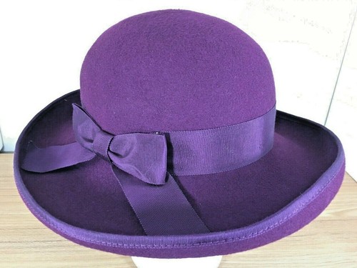 Vintage Laura Ashley Womens Purple Hat 