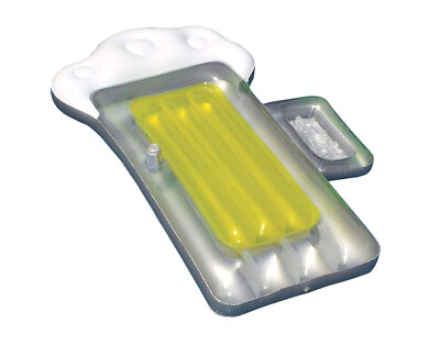 New Swimline 72'' Inflatable Frosted Beer Mug Swimming Pool Lounger Float Raft