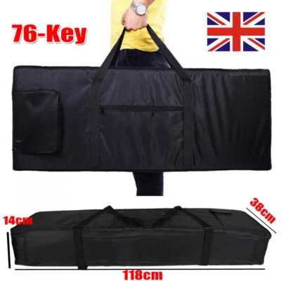 Portable 76-Key Keyboard Carry Bag Electronic Piano Cover Case For YAMAHA CASIO